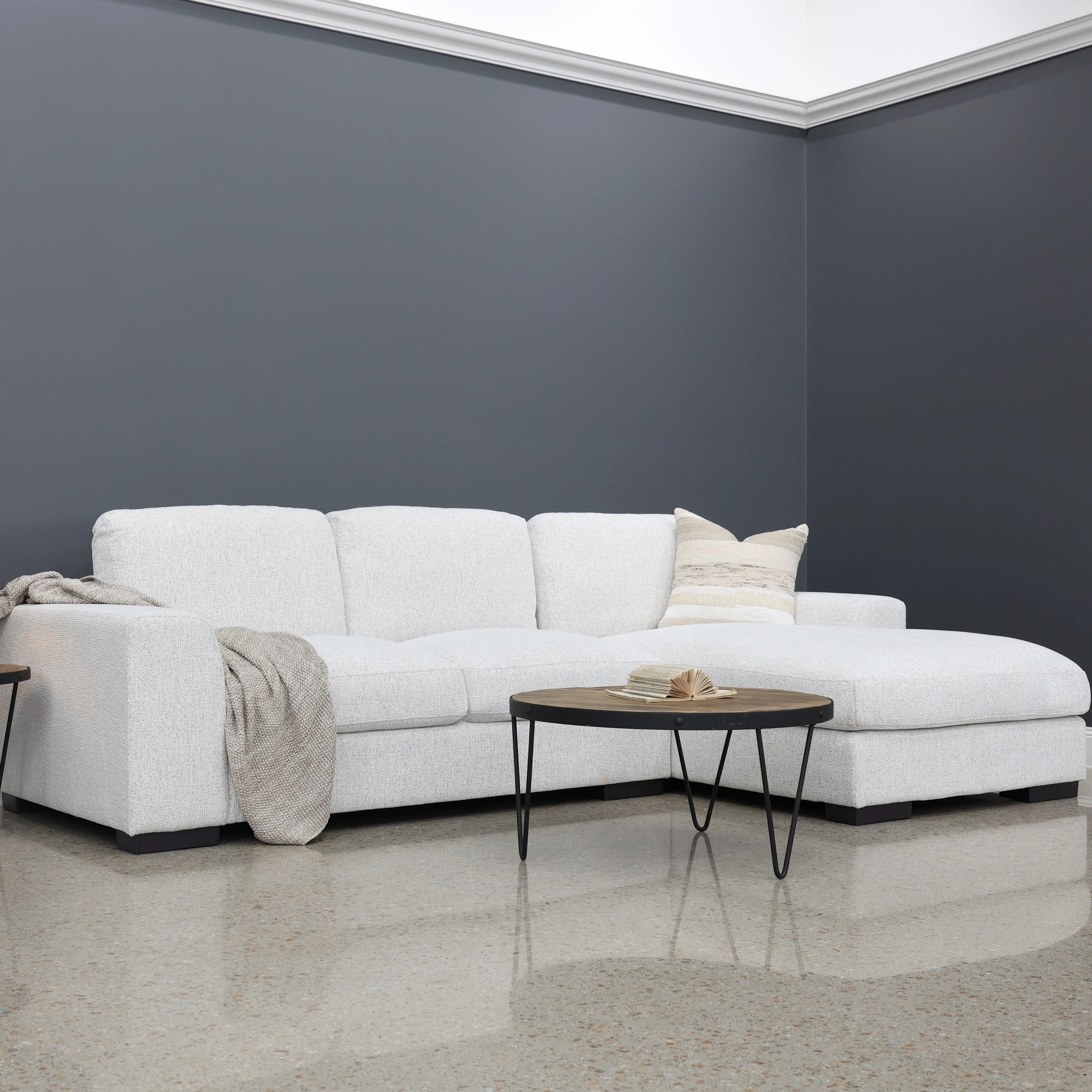 Yarra Glen RHF Sofa Chaise Oat