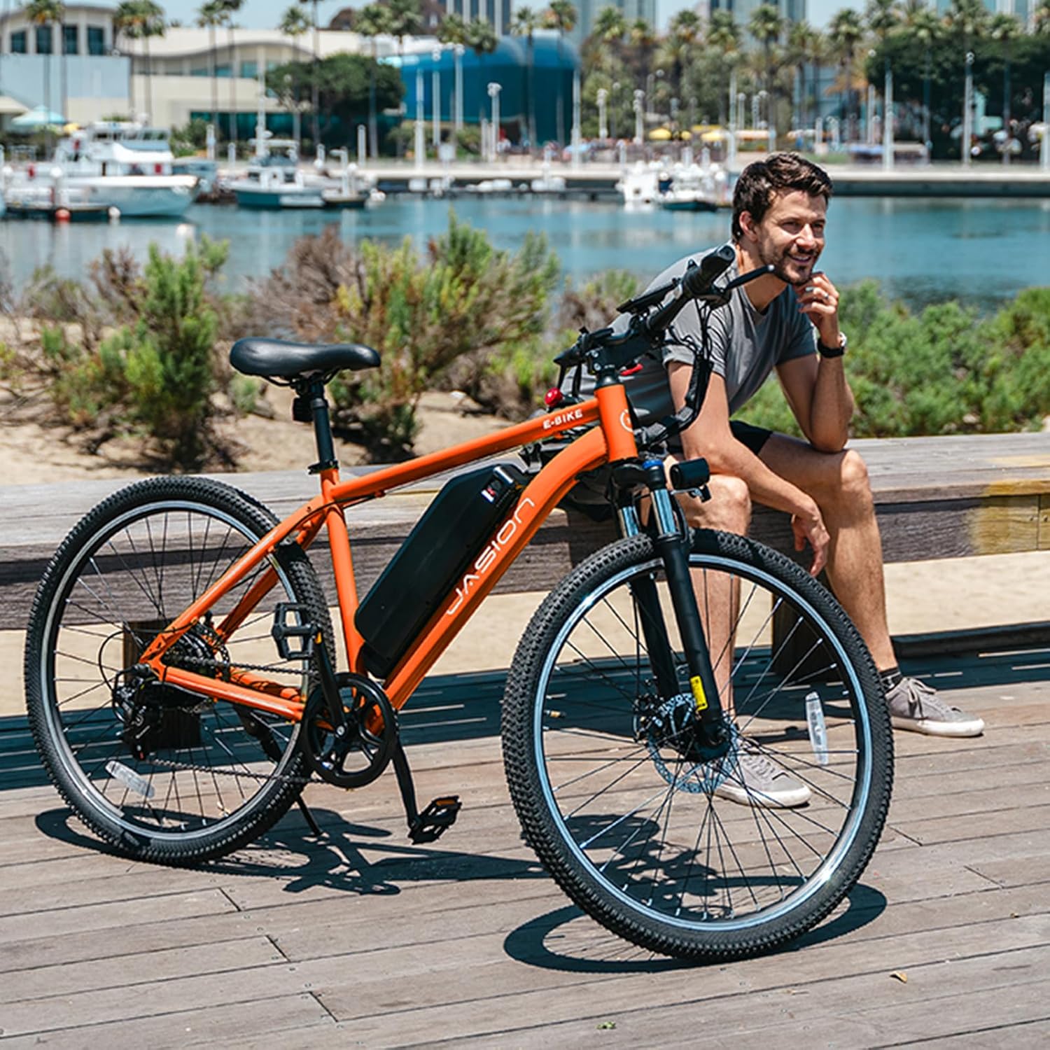 500W Electric Bike, 40-Mile Range, 20 MPH Top Speed