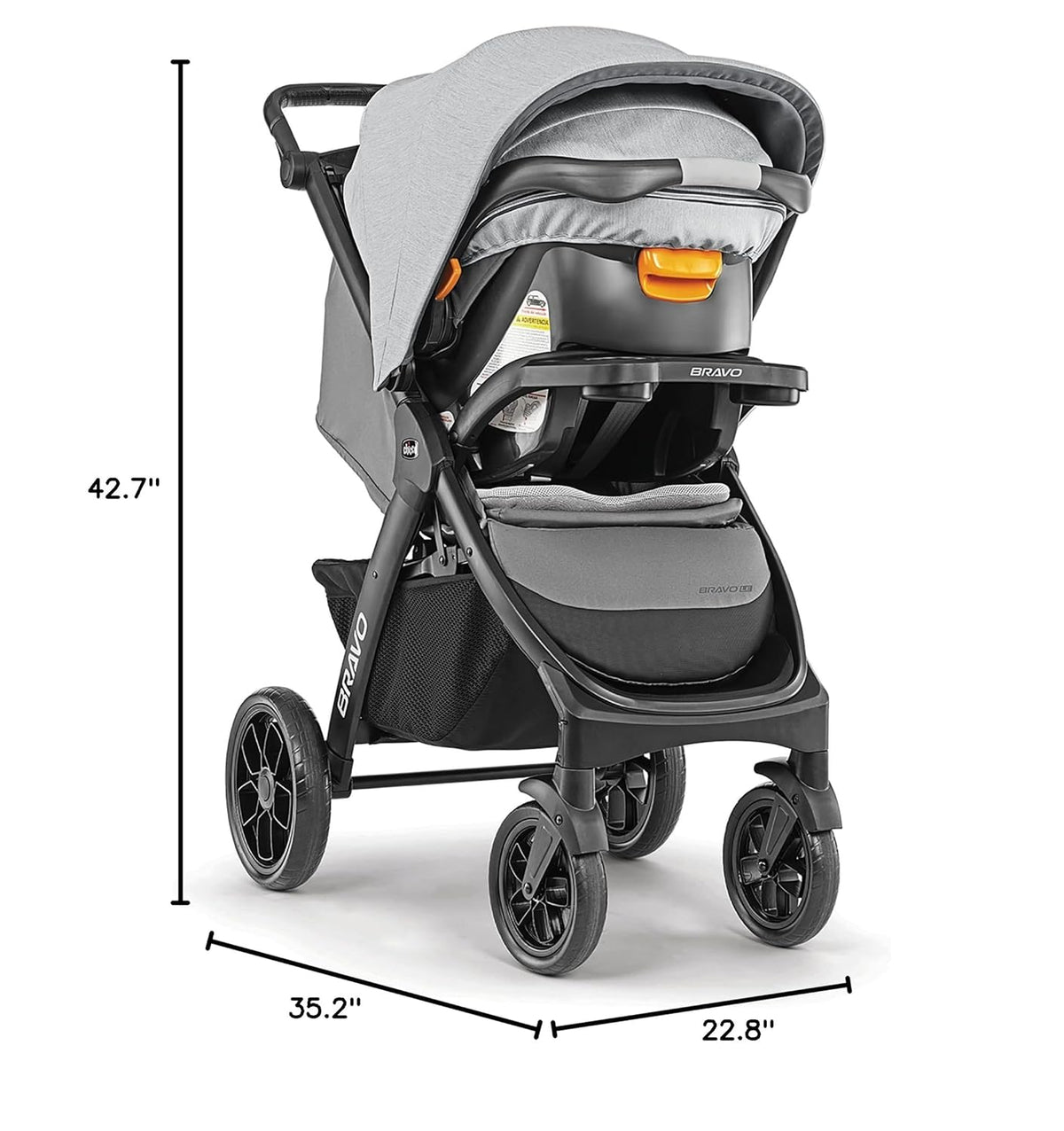 Baby Travel System with Infant Car Seat and Stroller