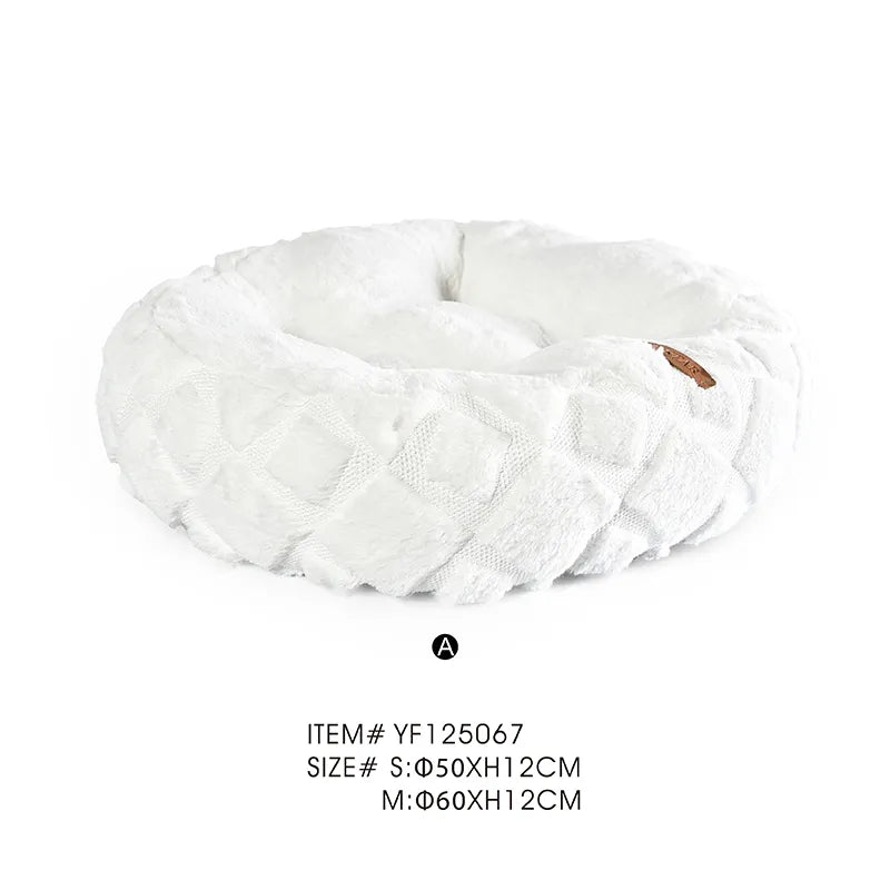 Donut Plush Dog Bed Cat And Dog Bed
