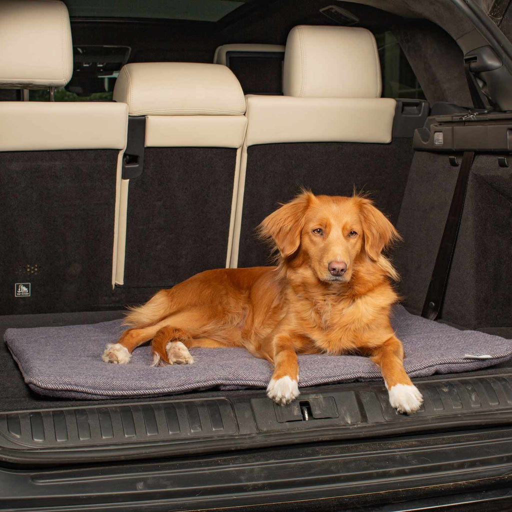 Travel Mat in Oxford Herringbone Tweed