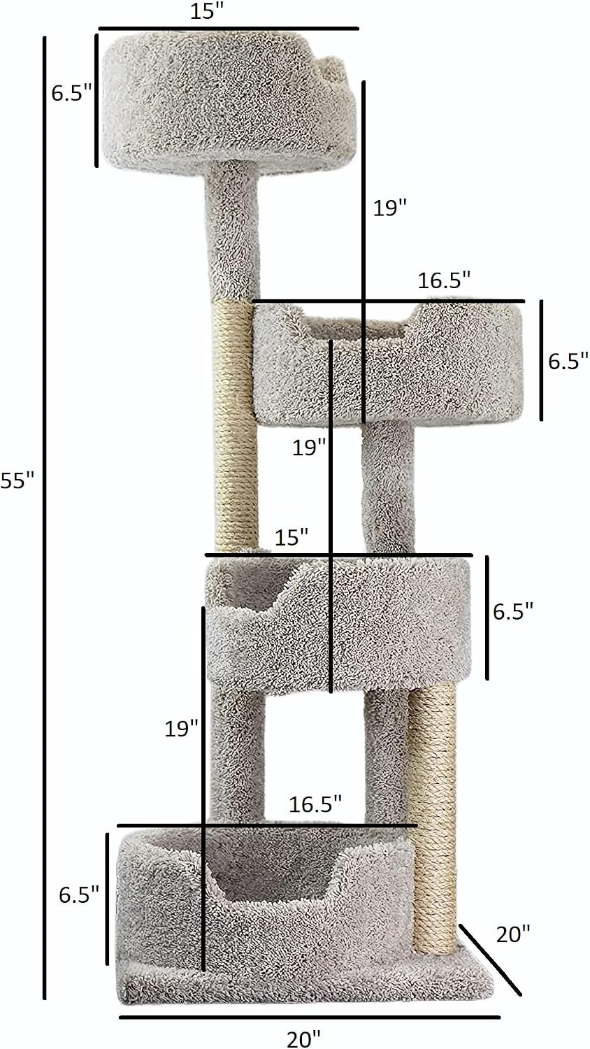 New Cat Condos Multi-Level Cat Tower