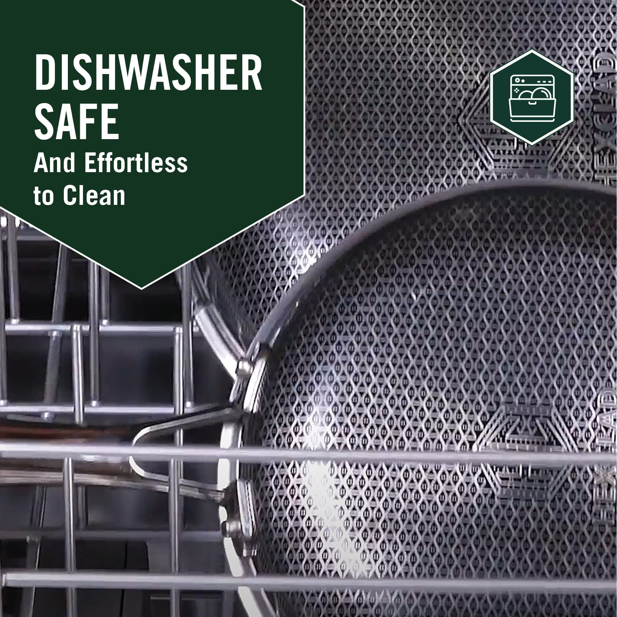 Nonstick Cookware, Dishwasher Safe and Compatible