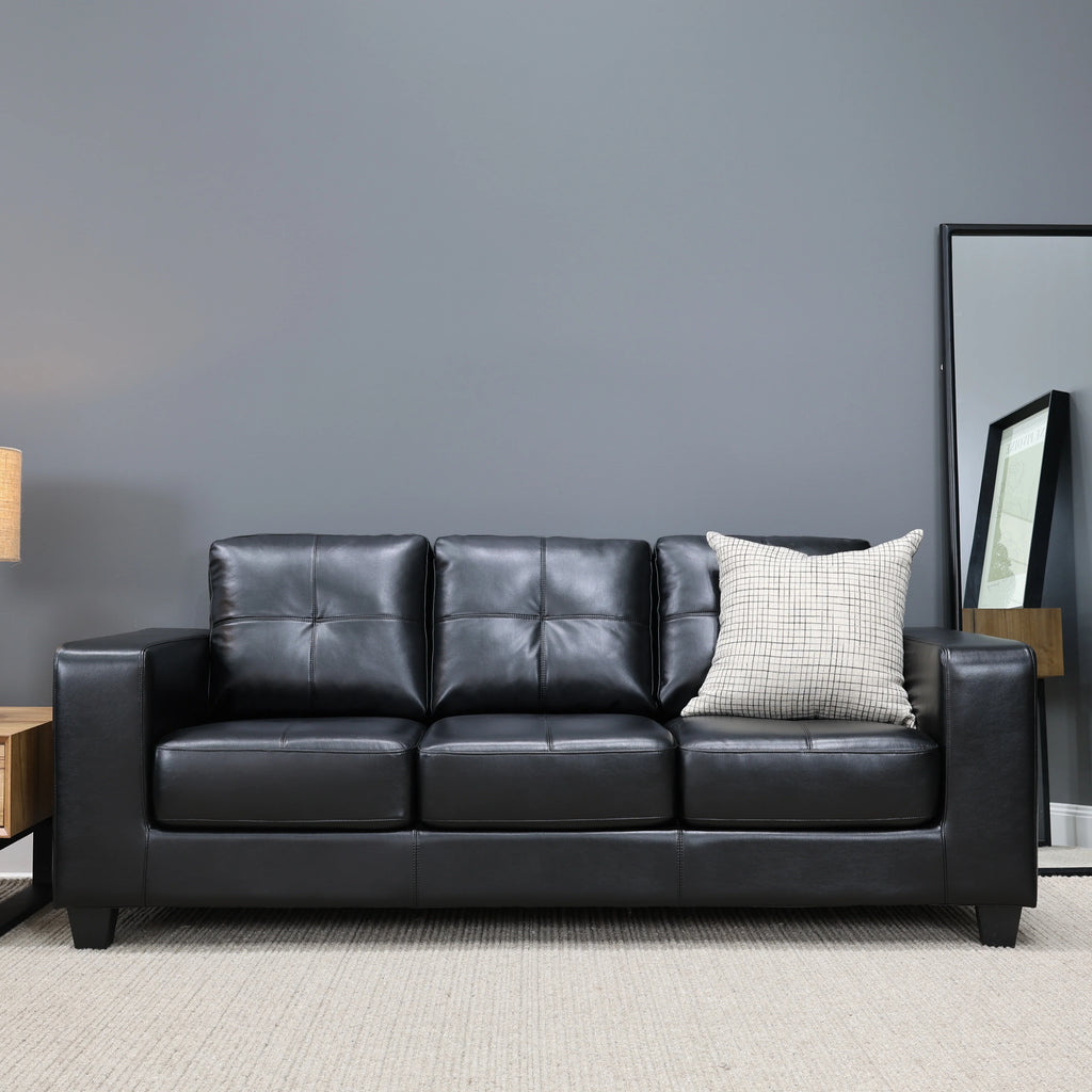 Casey 3 Seater Sofa Black