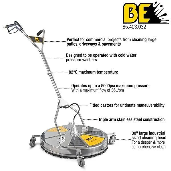 30-Inch 5000 PSI Pressure Washer Surface Cleaner