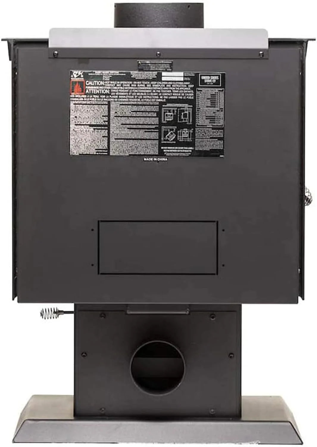 1200 Sq. Ft. Pedestal Wood Stove