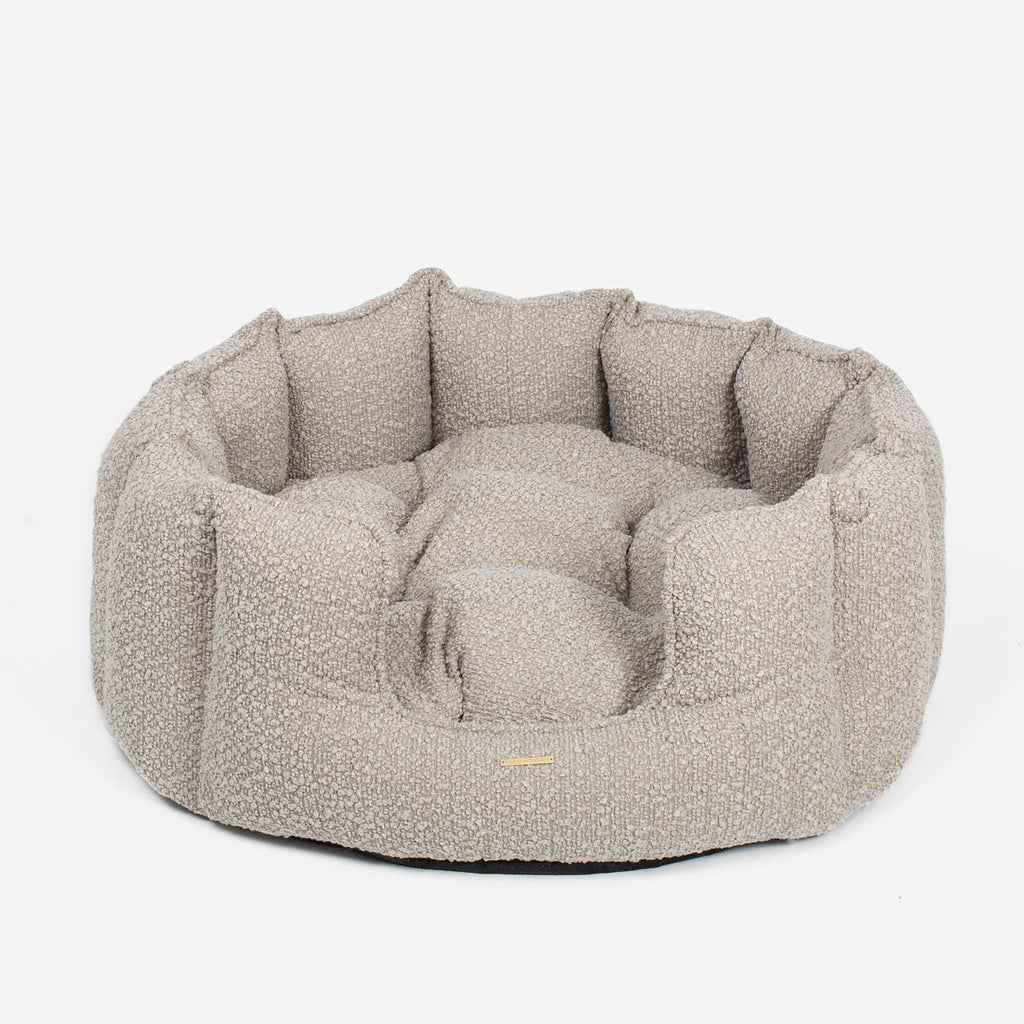 High Wall Bed For Dogs in Bouclé
