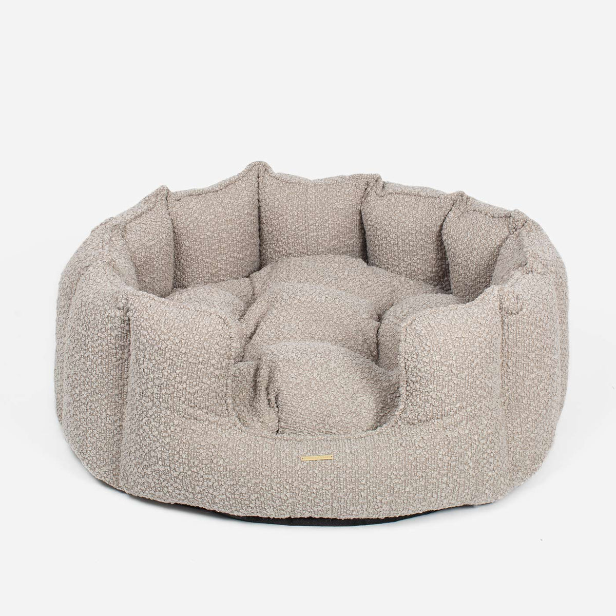 High Wall Bed For Dogs in Bouclé