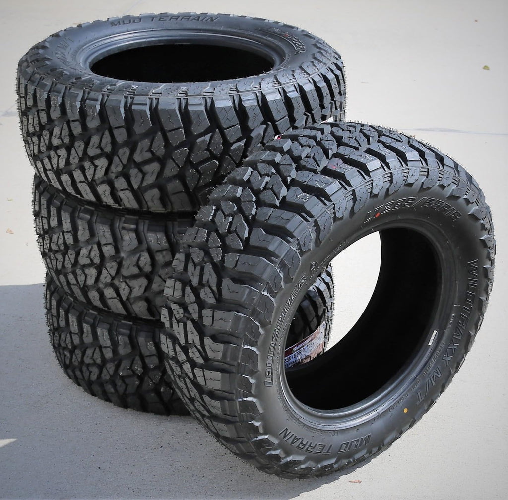 4 x Wildtraxx M/T LT285/65R18 Mud Terrain E (10 Ply) Tires