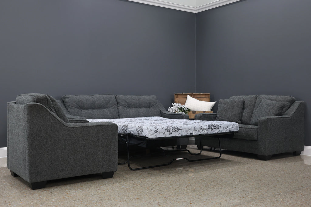 Victoria Queen Sofa Sleeper Dark Grey