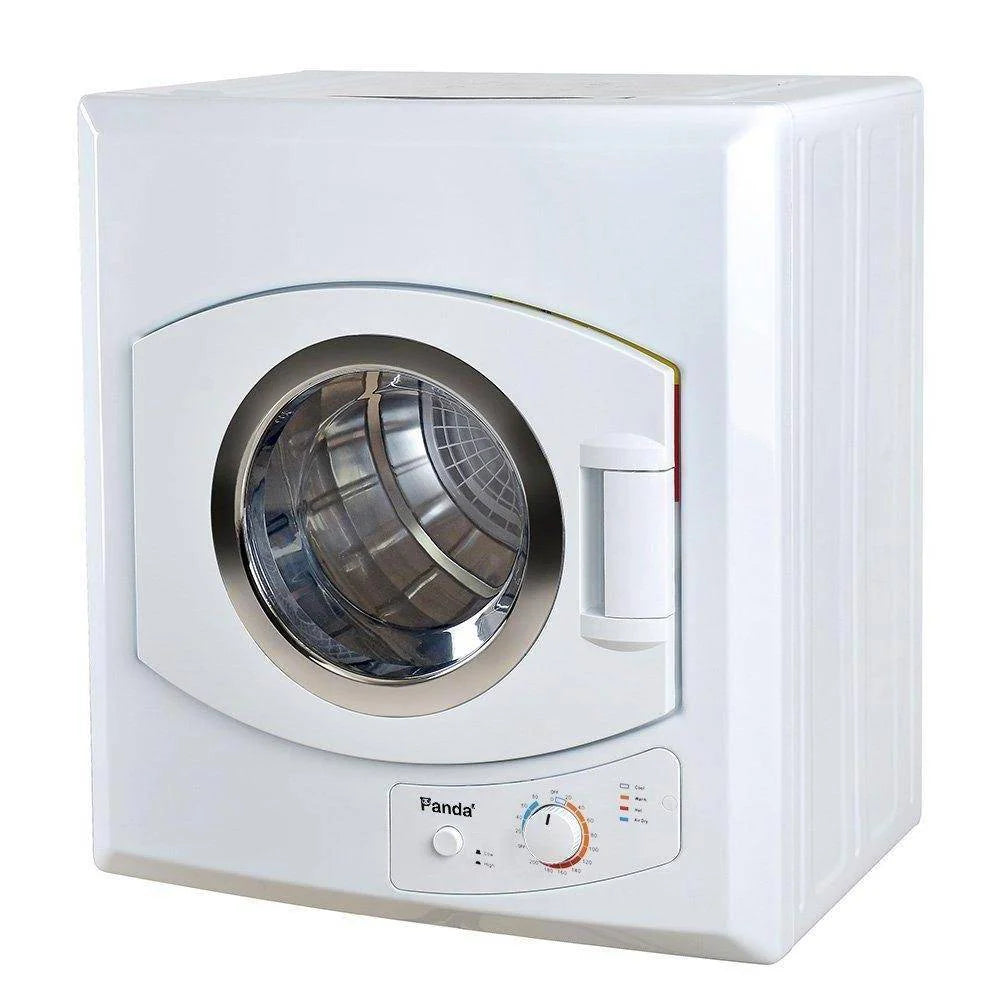 3.75 Cu. Ft. Compact Electric Clothes Dryer, Portable Laundry Dryer with Easy Controls, Space-Saving Design, White