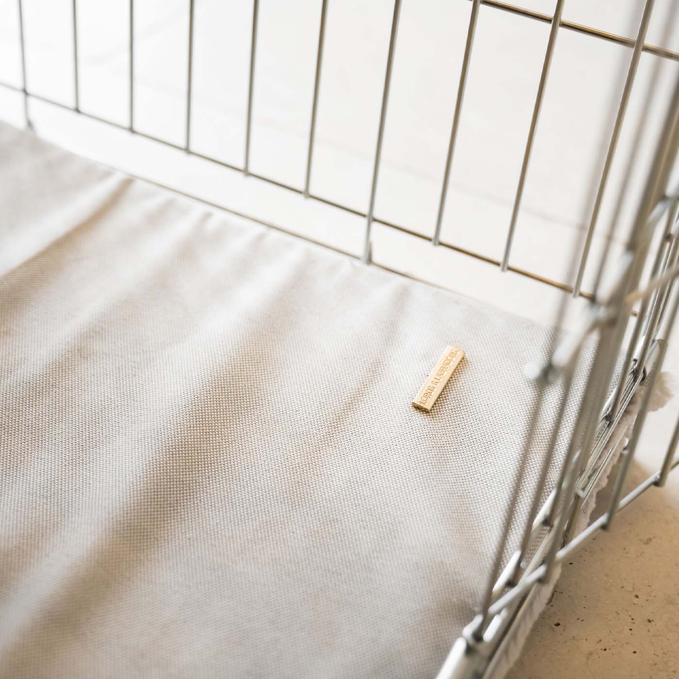 Cage Mat in Linen