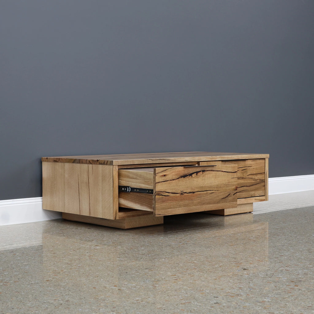 The Marri Wood Black Coffee Table