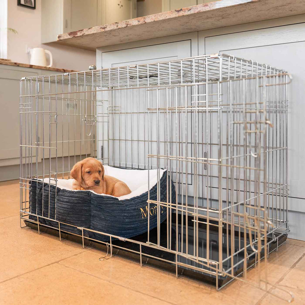 Cozy & Calming Puppy Cage Bed in Essentials Plush
