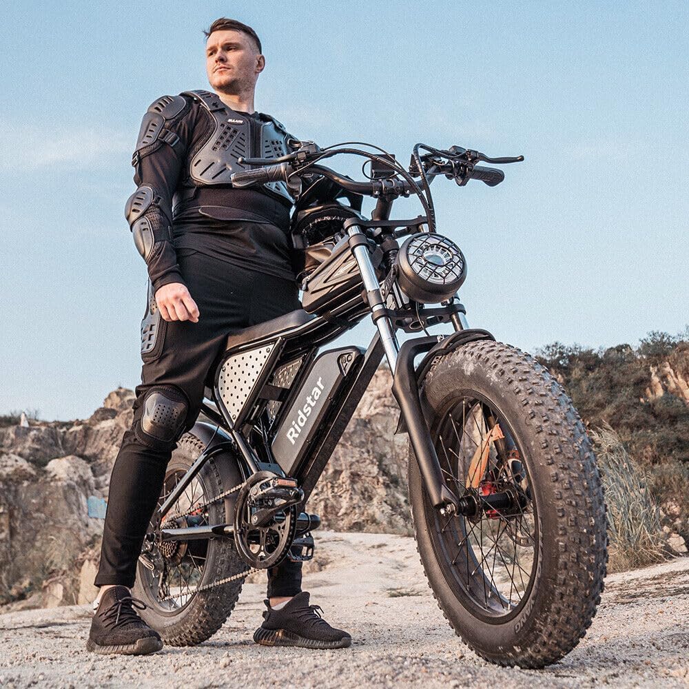 2000W Electric Bike with 37 MPH Top Speed and 20-Inch Fat Tires