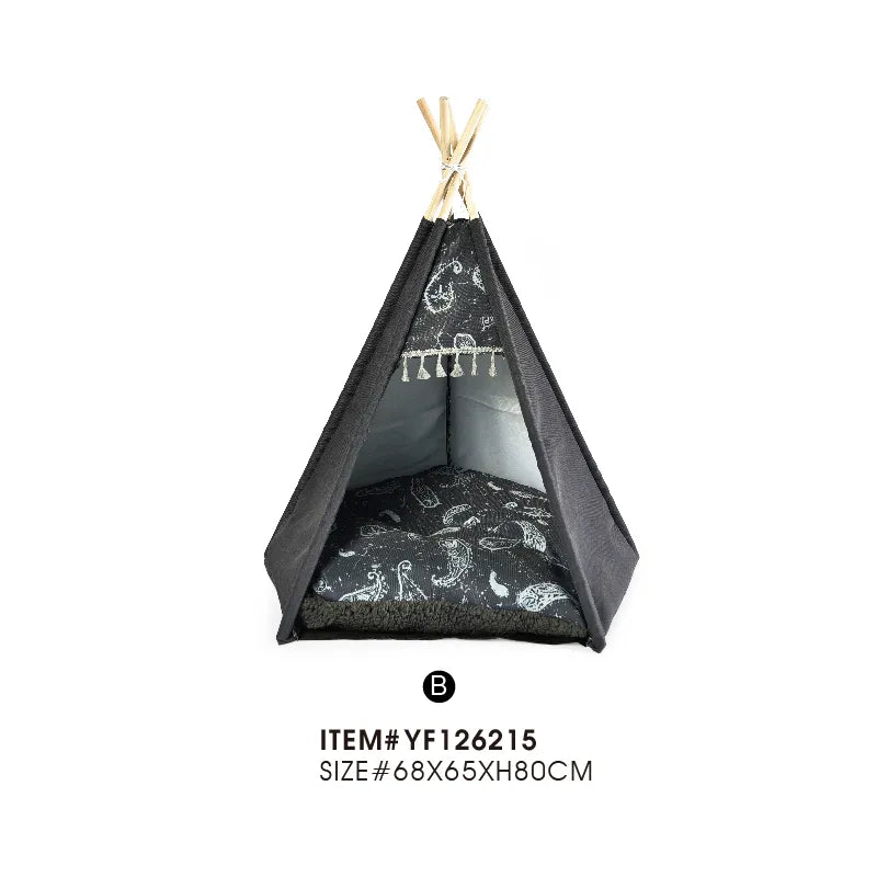 Cat Teepee Bed Dog Teepee Tent Bed
