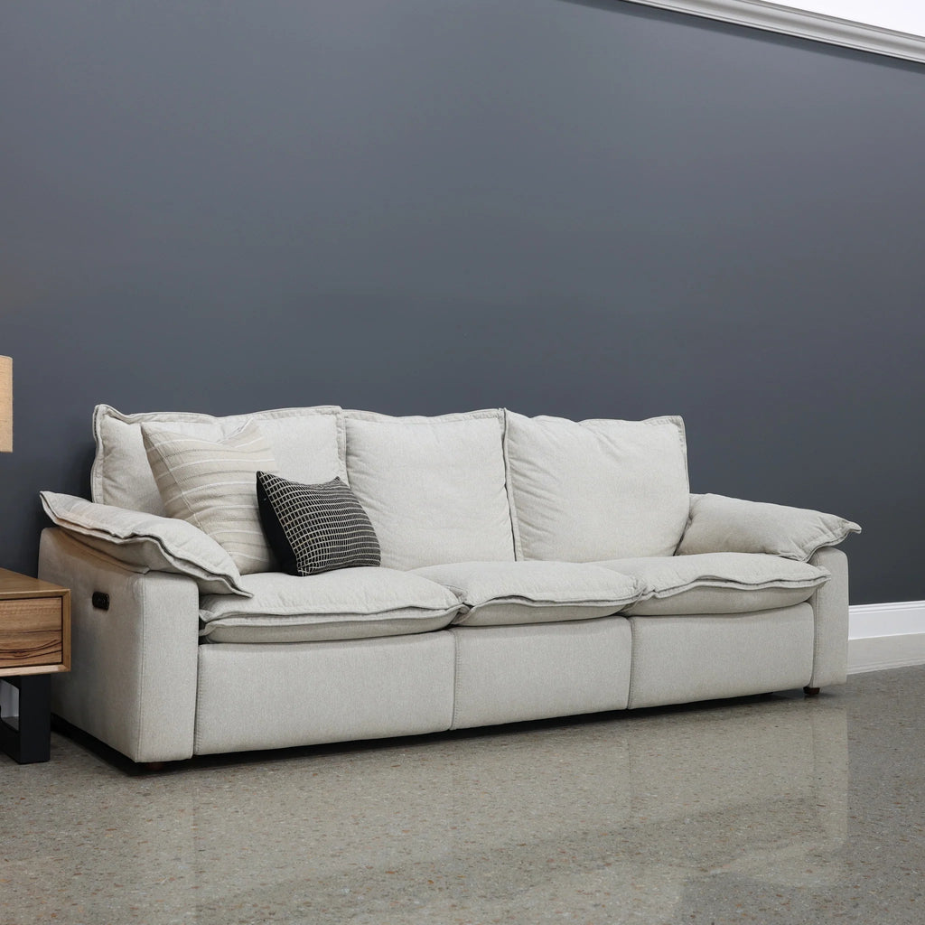 Portland Electric Reclining 3 Seater Shell (Water Repellent Fabric)