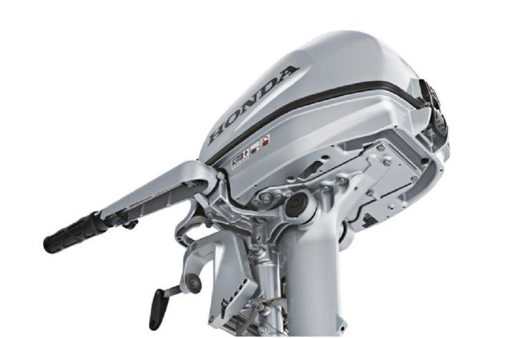 5 HP Outboard Motor with Tiller Handle and 20-Inch Shaft