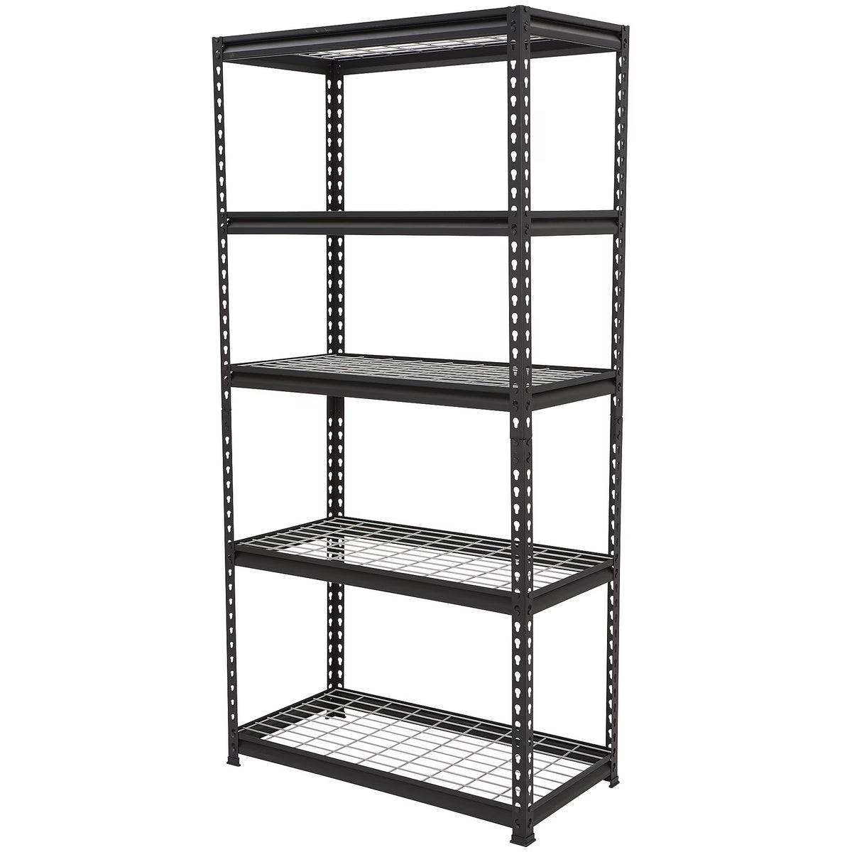 Strongway Heavy-Duty Wire Shelving Unit, 5 Shelves, 4000-Lb. Capacity, 36in.W x 18in.D x 72in.H