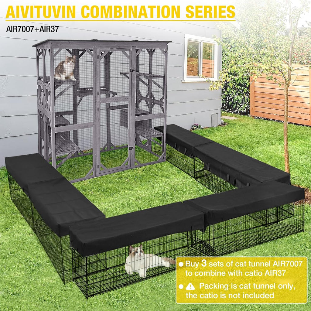 Large Walk-In Outdoor Cat Enclosure