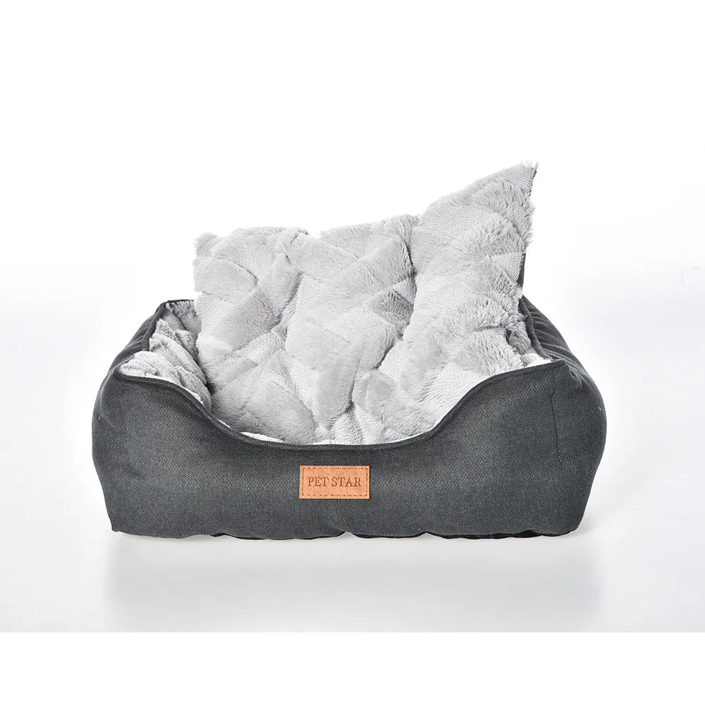 Modern Pet Bed Fuzzy Dog Sleep Beds