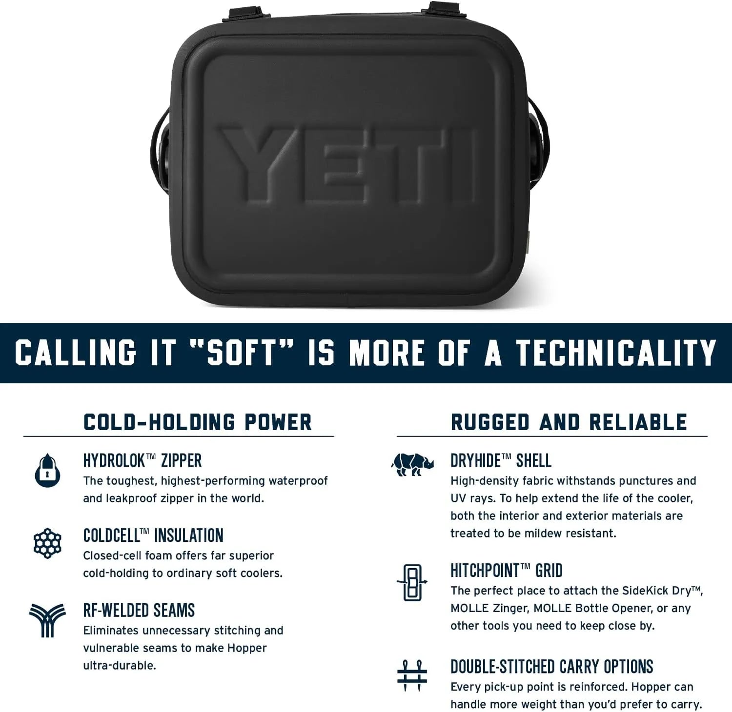 12-Can Portable Soft Cooler, Insulated Waterproof Cooler Bag with Adjustable Shoulder Strap, Compact Leak-Resistant Design for Camping, Hiking, Travel and Outdoor Activities