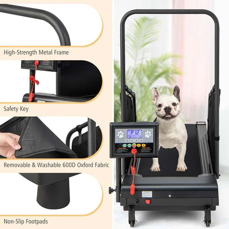 200 Lbs Dog Treadmill Pet Running Machine Indoor Pet Exercise Equipment With Remote Amp 14039039 Lcd Screen