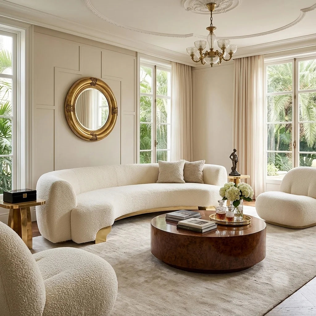 Balsamo Hollywood Style Sofá Living Room