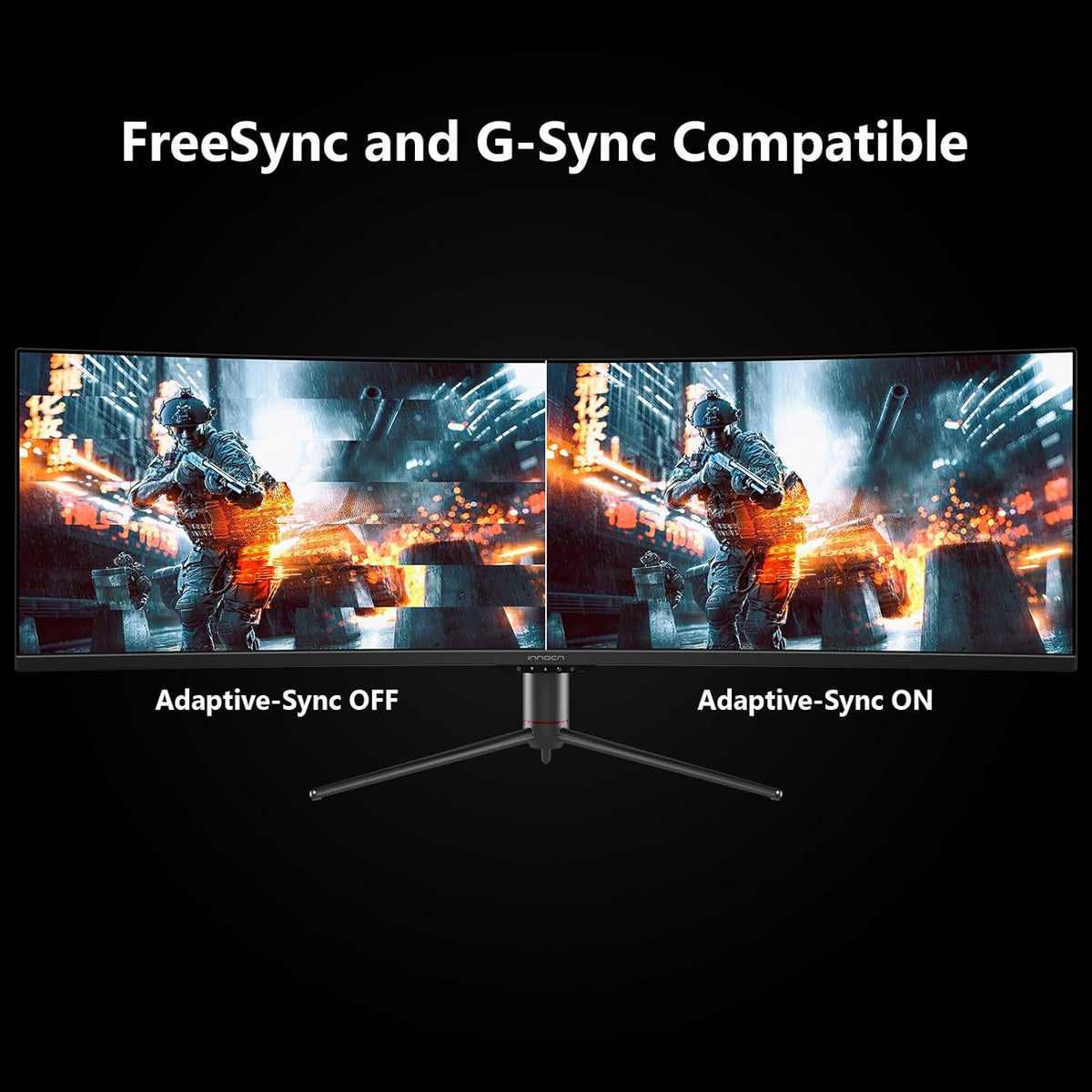 49-Inch Curved Gaming Monitor, 144Hz, HDR400, USB-C