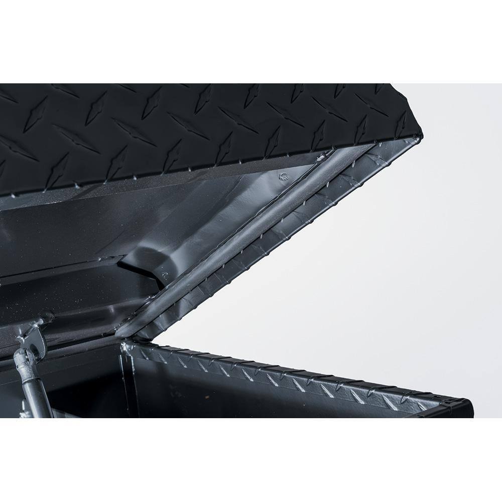 61.86-Inch Matte Black Aluminum Low-Profile Truck Box for Mid-Size Trucks