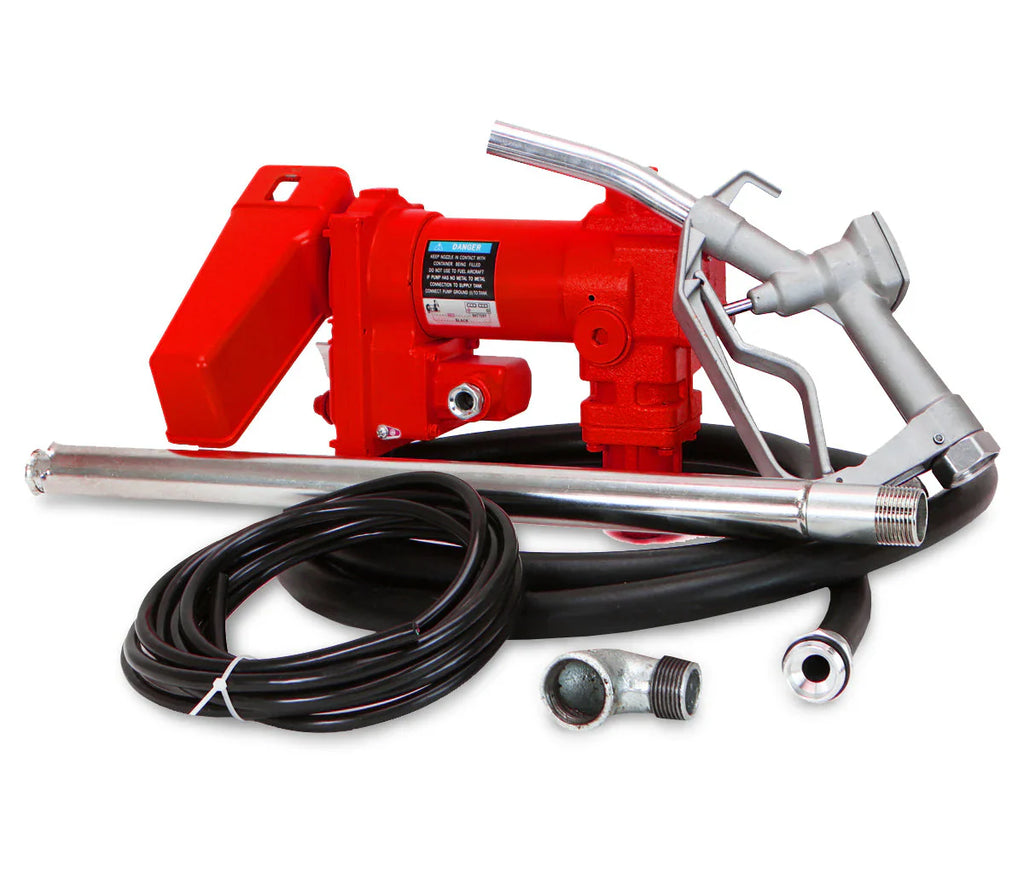 12-Volt 20 GPM Fuel Transfer Pump for Diesel, Gasoline and Kerosene