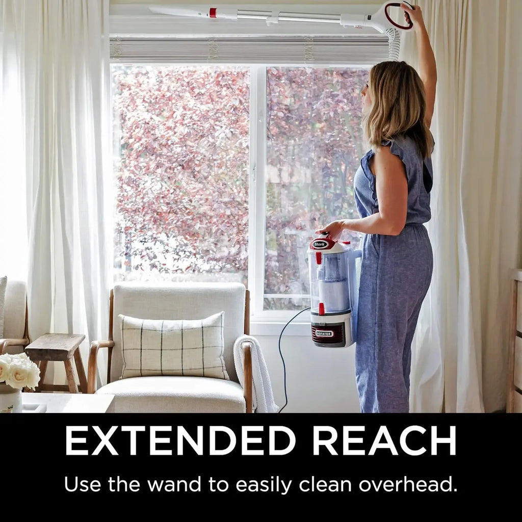 Professional Lift-Away Upright Vacuum Cleaner with HEPA Filter, Swivel Steering and LED Headlights