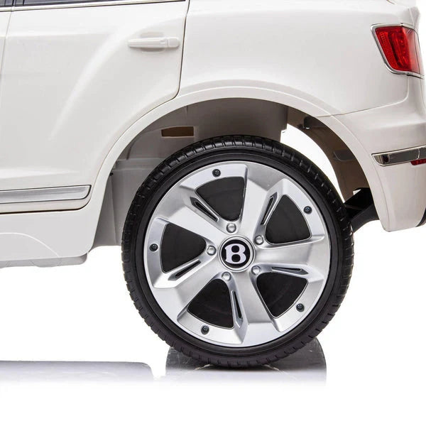12V Licensed Bentley Bentayga Kids Ride On 1 Seater Car Rubber Tires Leather Seat With RC