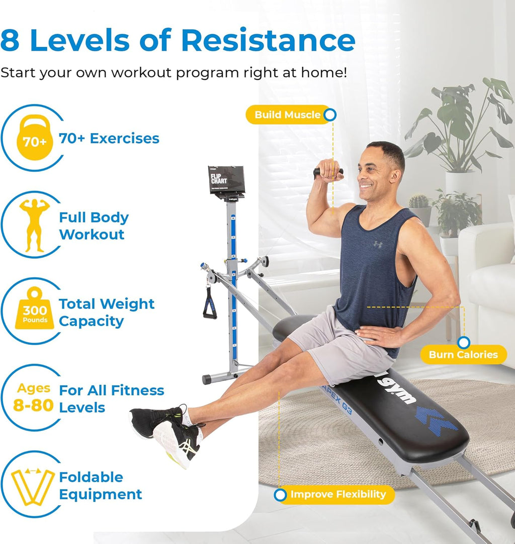 Full Body Workout System for Indoor Home Gym