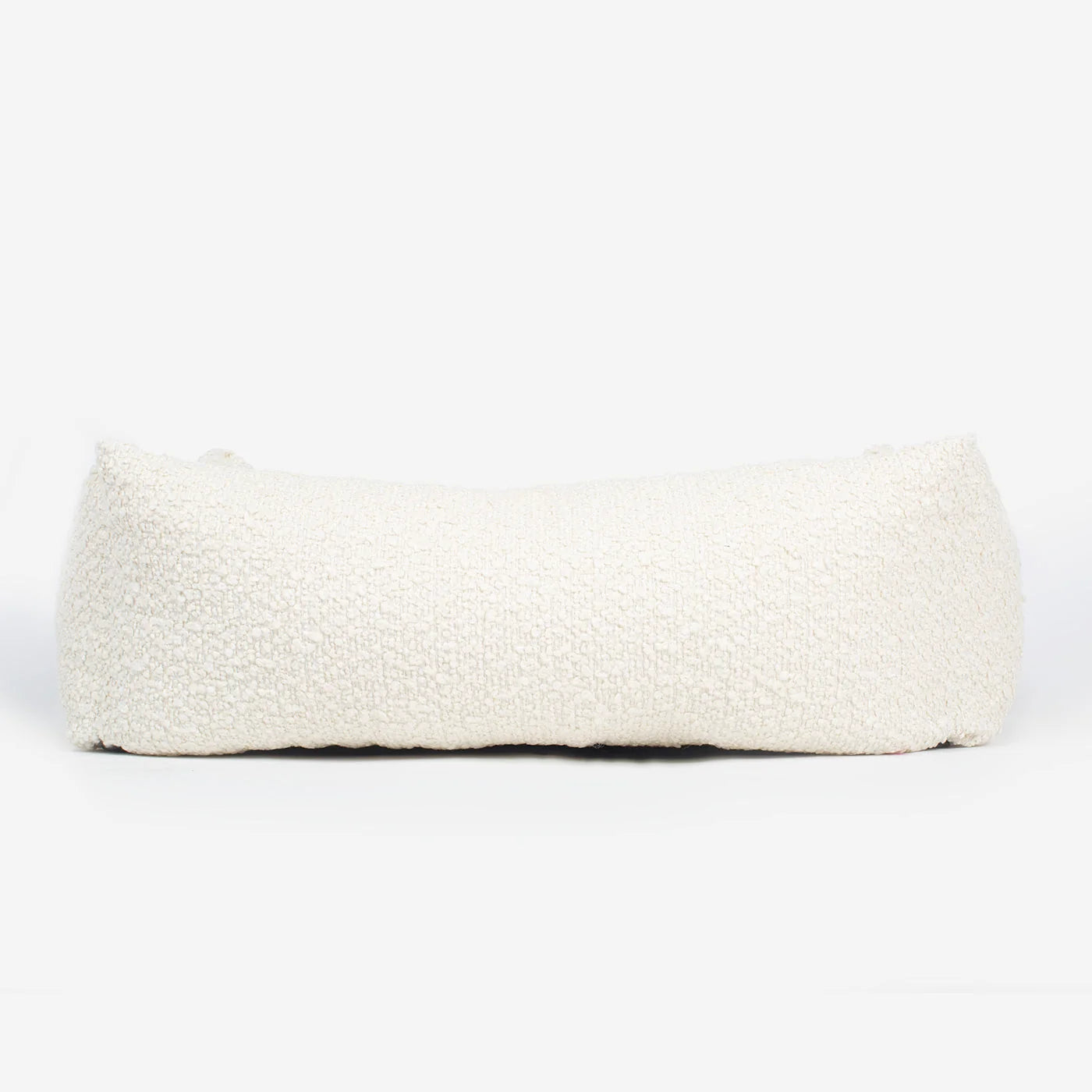 Cozy & Calming Puppy Cage Bed In Ivory Bouclé