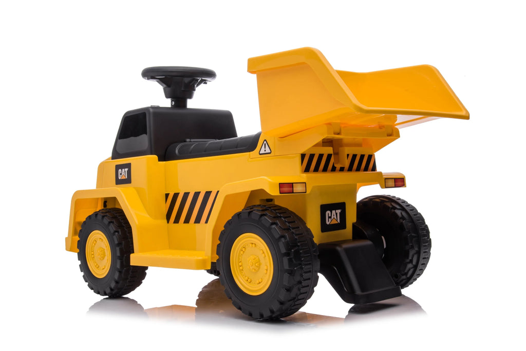 2026 6V Licensed CAT Dump Truck Kids Ride On Electric Truck