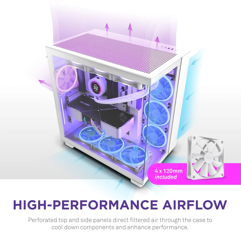 Dual-Chamber ATX Mid-Tower PC Gaming Case