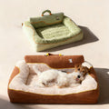 Rabbit Fur Dog Bed