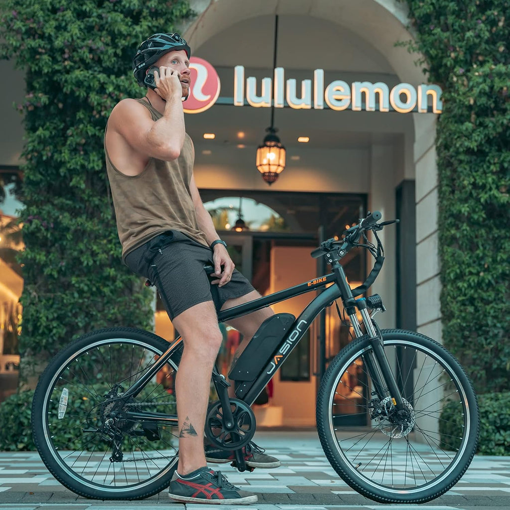 500W Electric Bike, 40-Mile Range, 20 MPH Top Speed
