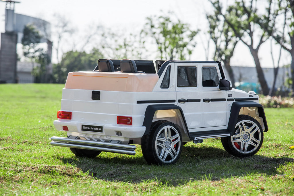 2026 Licensed 12V Mercedes Maybach G650s 4WD Kids Ride On 1 Seater Car with RC