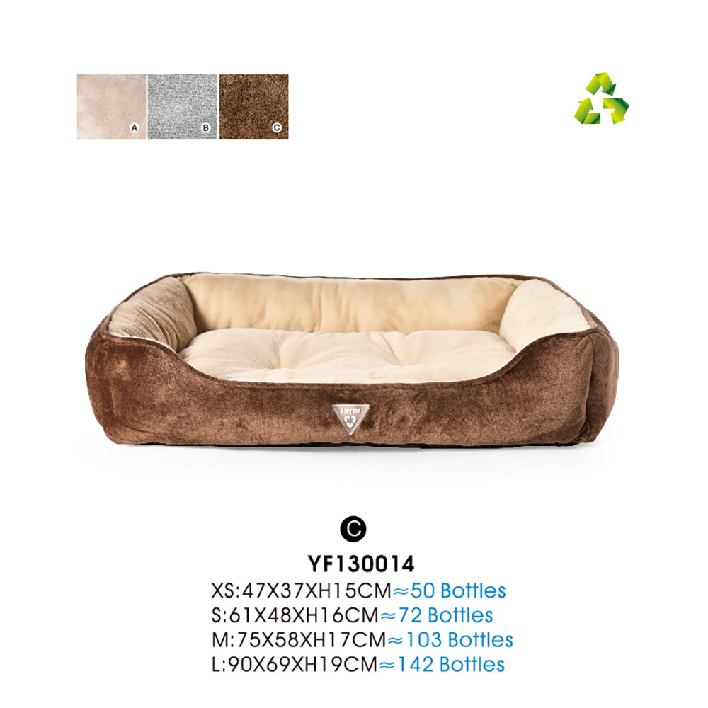 Recycled Pet Bed Oeko-Tex Certified Comfort Pet Bed