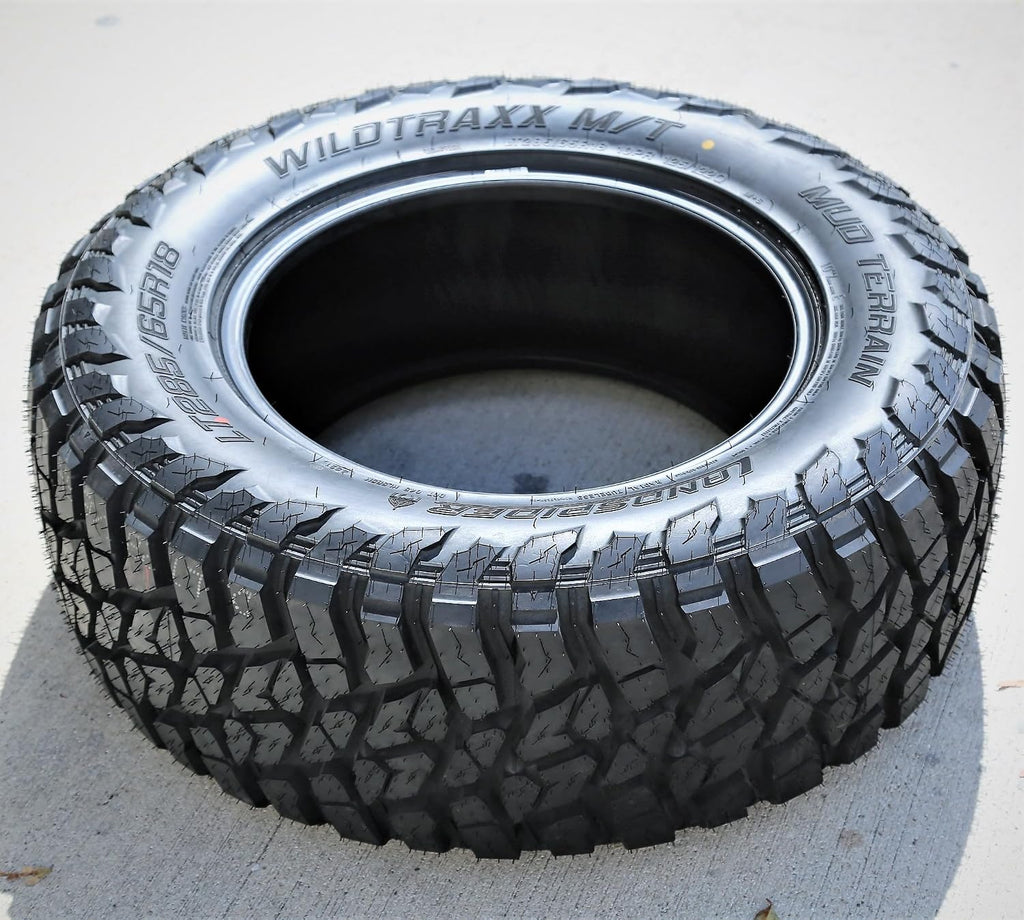 4 x Wildtraxx M/T LT285/65R18 Mud Terrain E (10 Ply) Tires