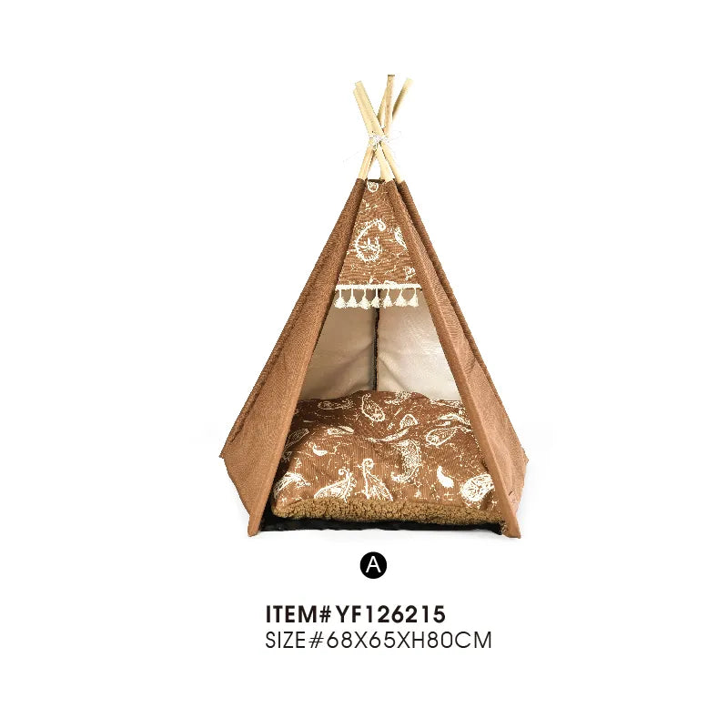 Cat Teepee Bed Dog Teepee Tent Bed