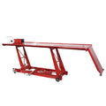 1000-Lb. Hydraulic Motorcycle Lift Hoist with Jack Stand for Mechanics and Workshops