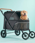 Pet Stroller for Large Dogs up to 110lbs, Large Pet Stroller