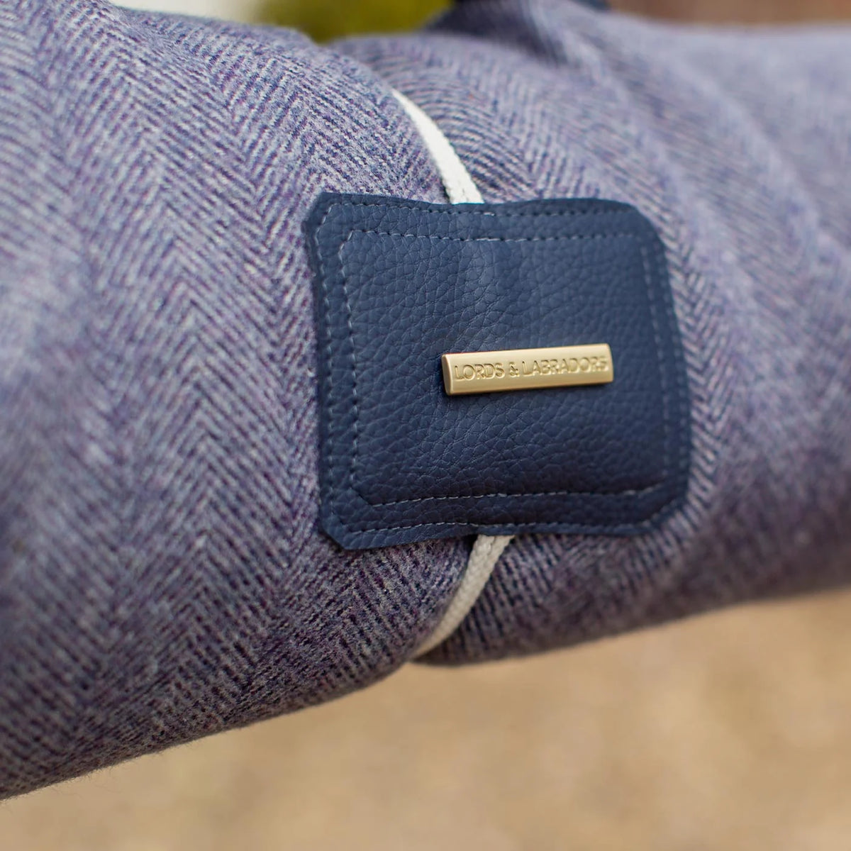 Travel Mat in Oxford Herringbone Tweed