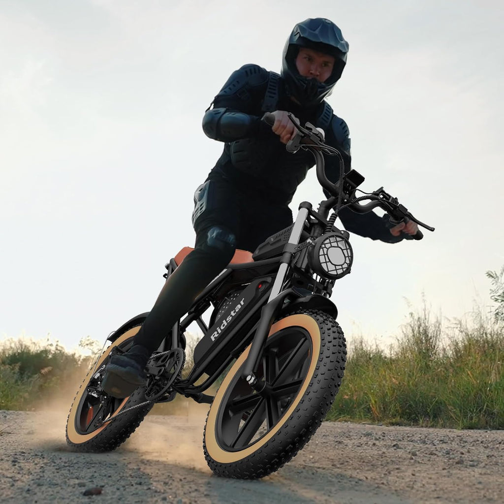 2000W Electric Bike with 37 MPH Top Speed and 20-Inch Fat Tires