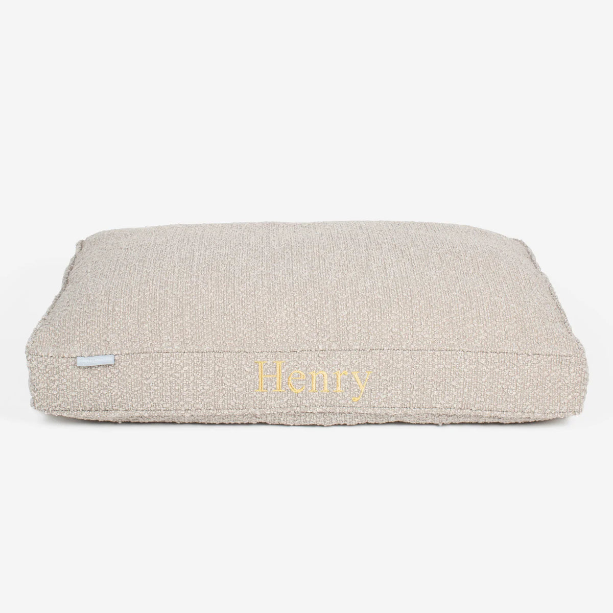 Dog Cushion in Mink Bouclé