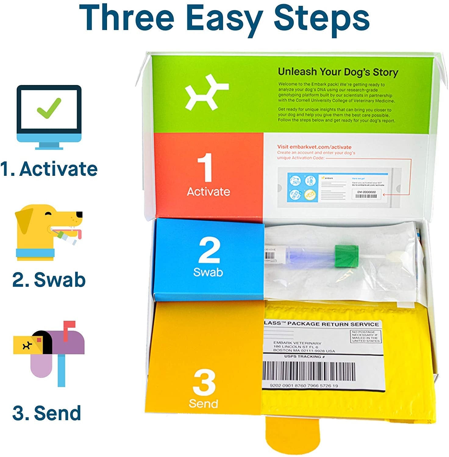 Dog DNA Test and Breed Identification Kit