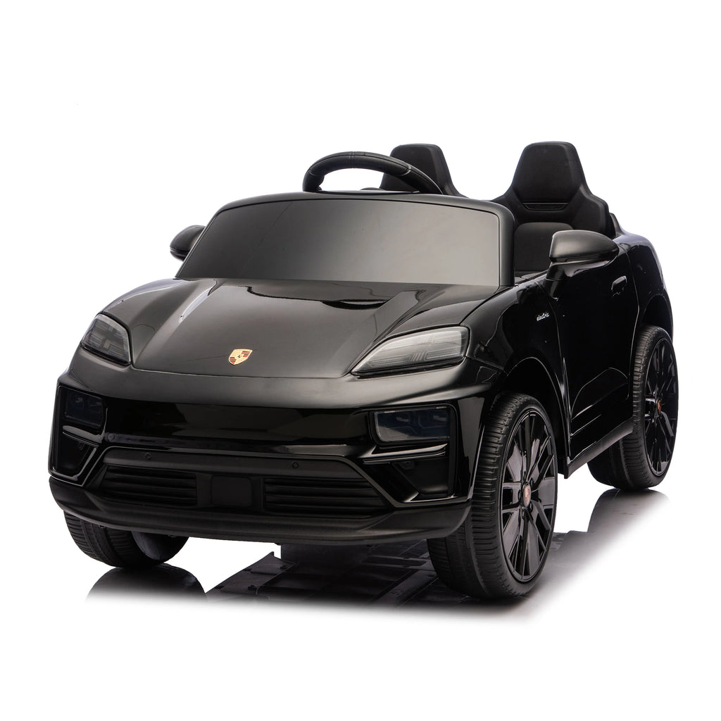 Licensed 24V Porsche Macan Turbo EV Kids Ride On One Seater cars, Rubber Tires, Leather Seat, with RC